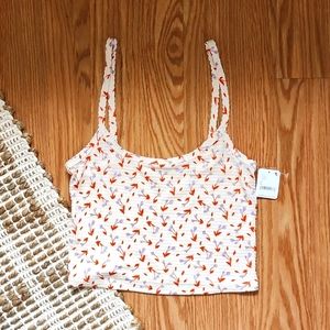NEW Free People Floral Tank Top